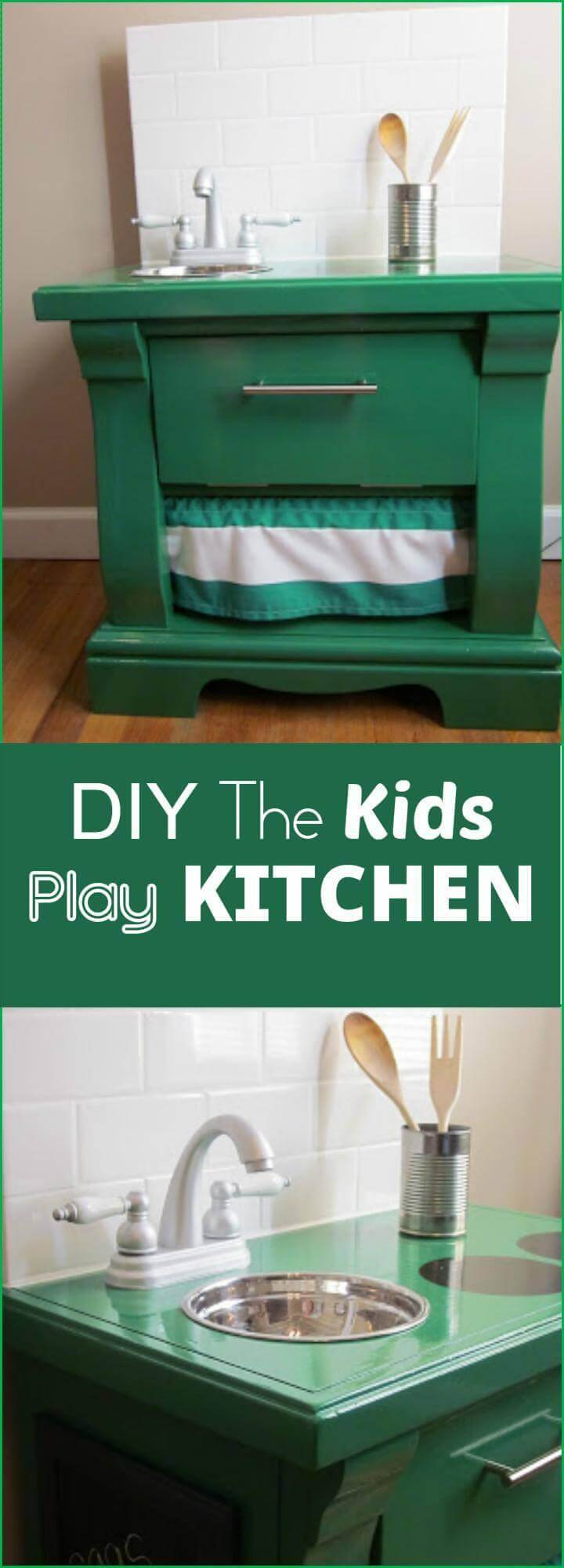 easy handmade the kids play kitchen